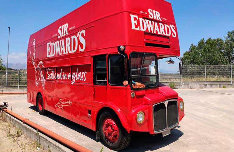 Rotulacion Integral De Autobus Con Vinilo Impreso Para Sir Edward's
